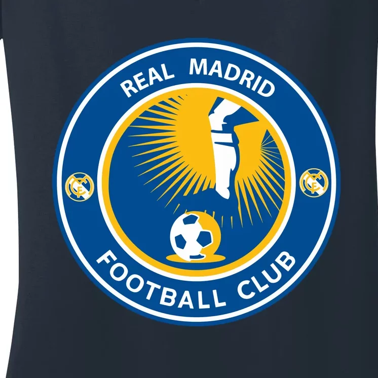 Cool Madrid Football Club Women's V-Neck T-Shirt