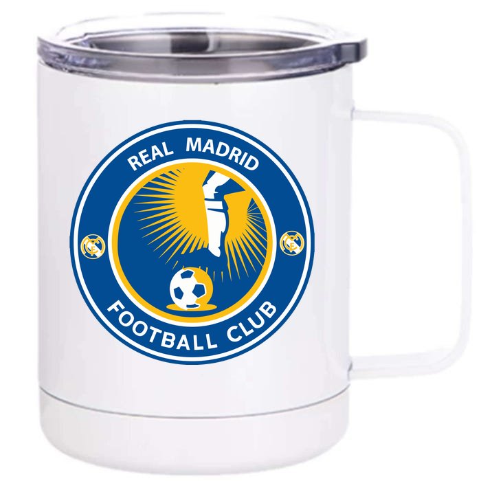 Cool Madrid Football Club Front & Back 12oz Stainless Steel Tumbler Cup