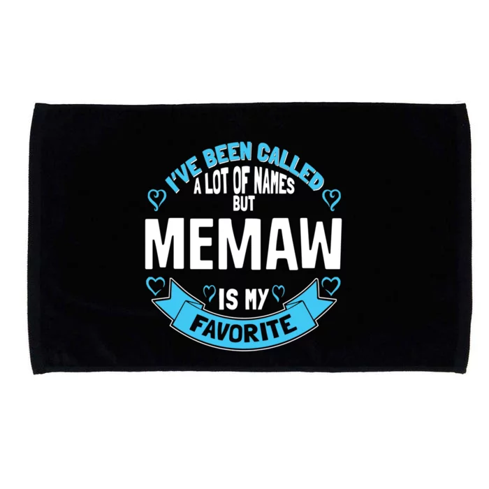 Cute Memaw For Grandmother Gift For Memaw! Meaningful Gift Microfiber Hand Towel