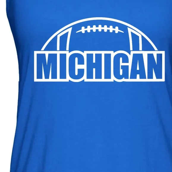 Cool Michigan Football Ladies Essential Flowy Tank