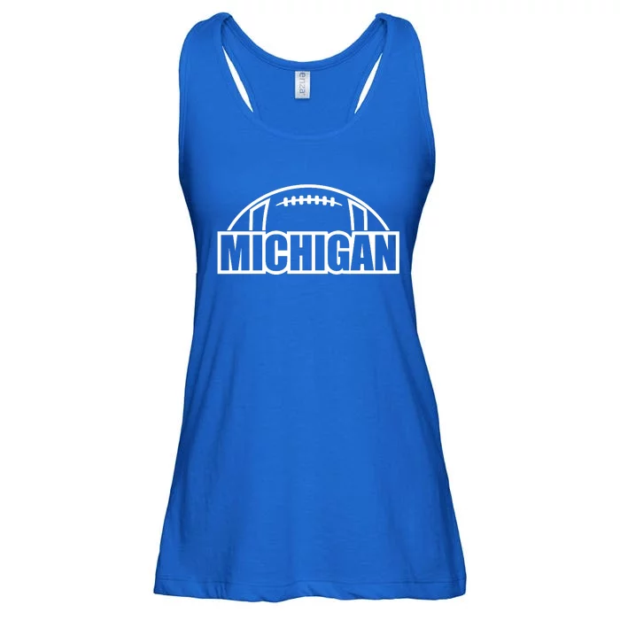 Cool Michigan Football Ladies Essential Flowy Tank