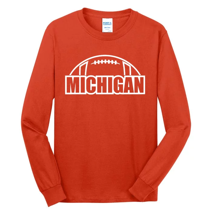 Cool Michigan Football Tall Long Sleeve T-Shirt