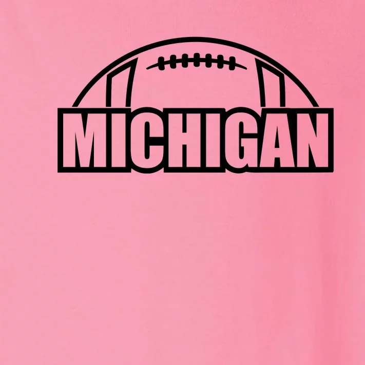 Cool Michigan Football Toddler Long Sleeve Shirt