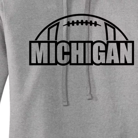 Cool Michigan Football Women's Pullover Hoodie