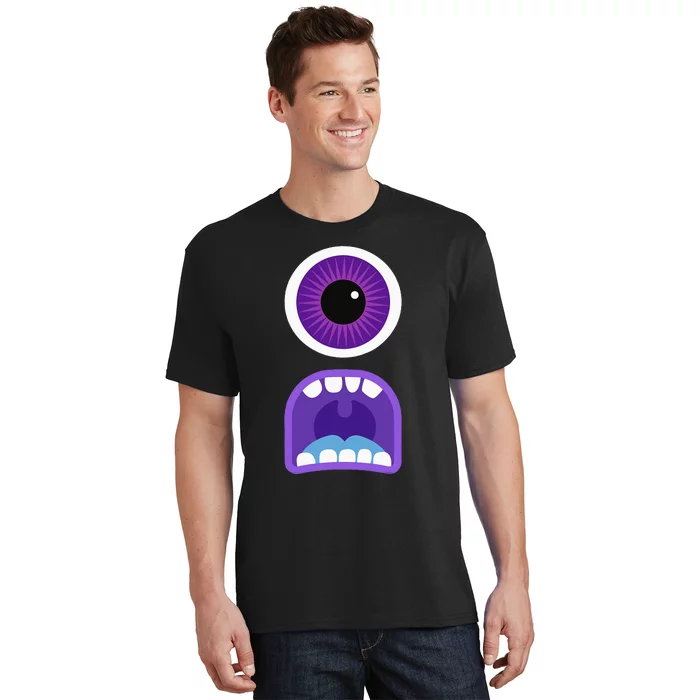 Cute Monster Face Costume Halloween T-Shirt