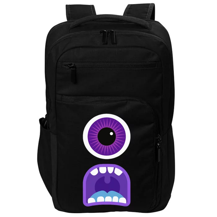 Cute Monster Face Costume Halloween Impact Tech Backpack