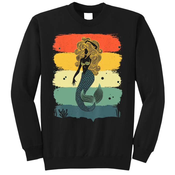 Cool Mermaid For Kids Women Under Sea Mermaids Merman Sweatshirt