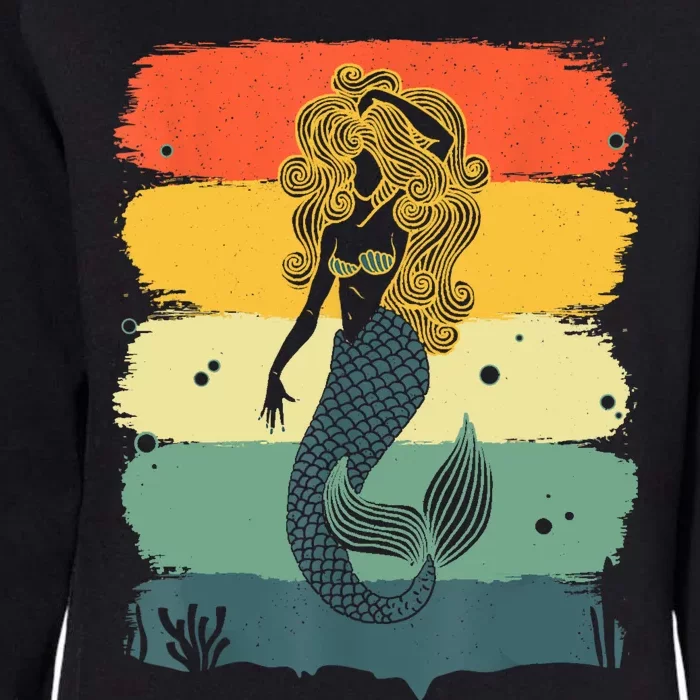 Cool Mermaid For Kids Women Under Sea Mermaids Merman Womens California Wash Sweatshirt