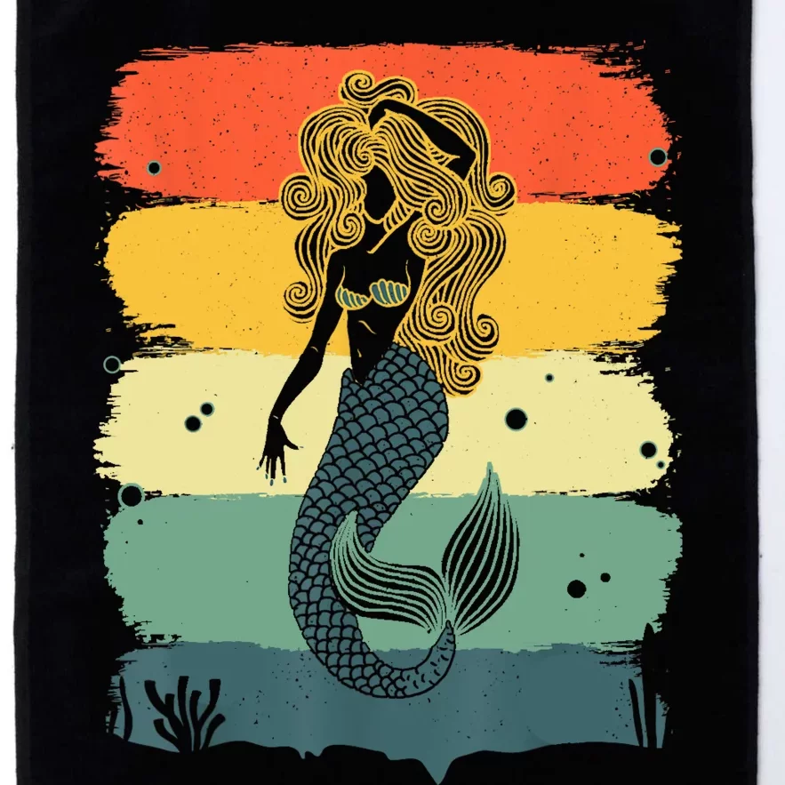 Cool Mermaid For Kids Women Under Sea Mermaids Merman Platinum Collection Golf Towel