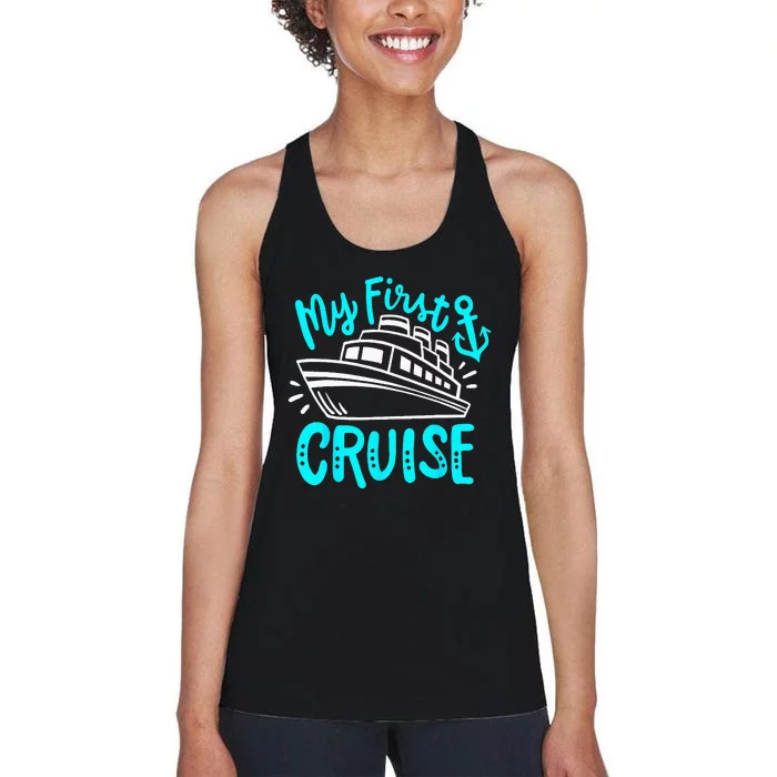 Cruise My First Cruise Women's Racerback Tank