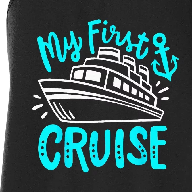 Cruise My First Cruise Women's Racerback Tank