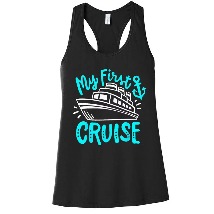 Cruise My First Cruise Women's Racerback Tank