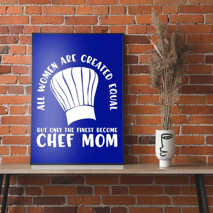 Chef Mom Funny Cook Cooking Mothers Day Baking Culinary Mama Gift Poster