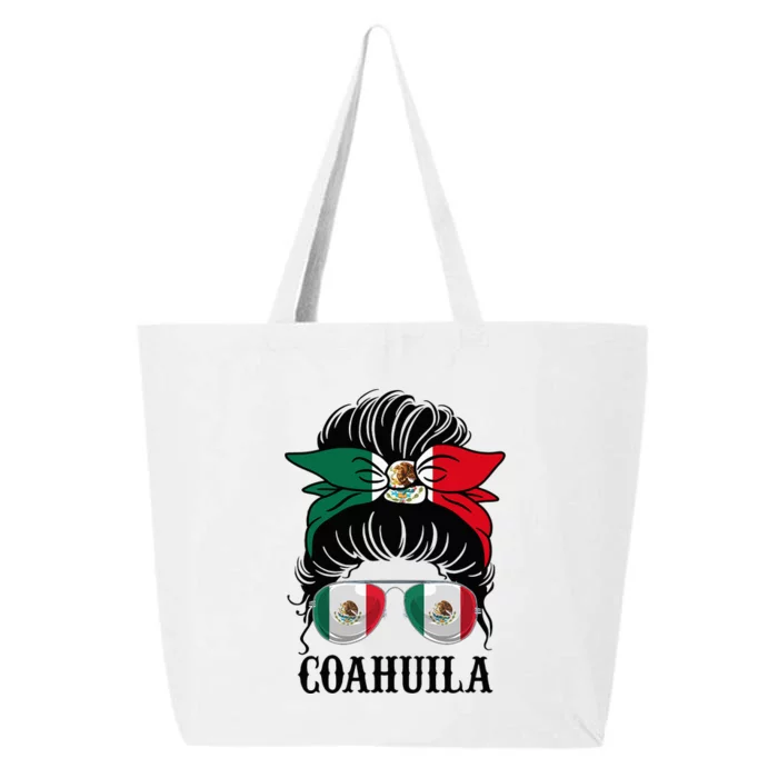 Coahuila Mexico Flag State Pride Souvenir 25L Jumbo Tote