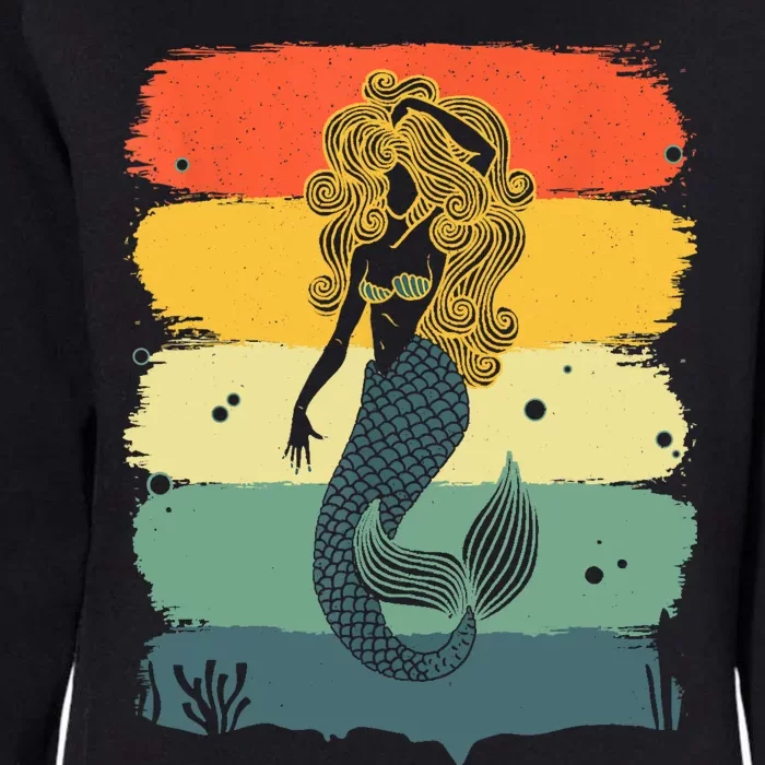 Cool Mermaid For Women Under Sea Mermaids Merman Womens California Wash Sweatshirt