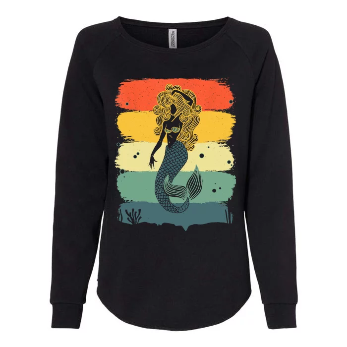 Cool Mermaid For Women Under Sea Mermaids Merman Womens California Wash Sweatshirt