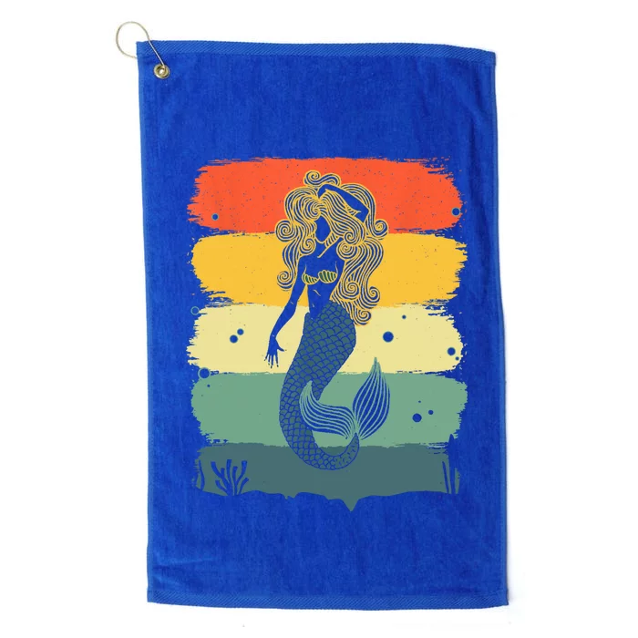 Cool Mermaid For Women Under Sea Mermaids Merman Platinum Collection Golf Towel