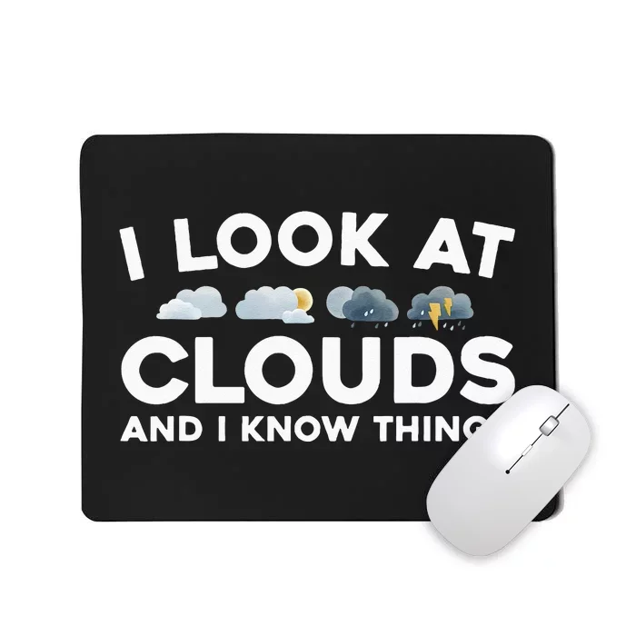 Cool Meteorologist For Men Women Kids Weather Forecasting Mousepad