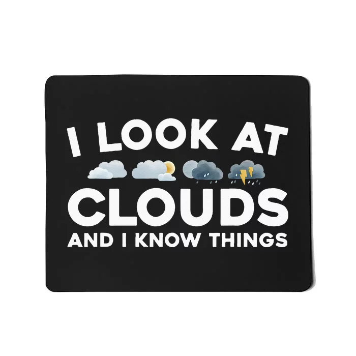 Cool Meteorologist For Men Women Kids Weather Forecasting Mousepad