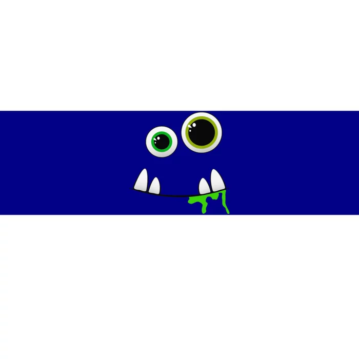 Cute Monster Face Halloween Group Costume Gift Bumper Sticker