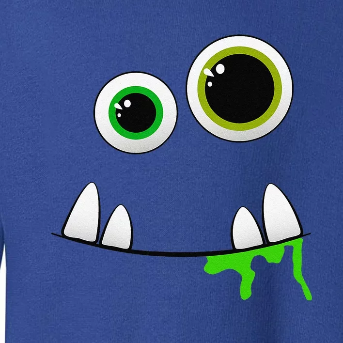 Cute Monster Face Halloween Group Costume Gift Toddler Sweatshirt