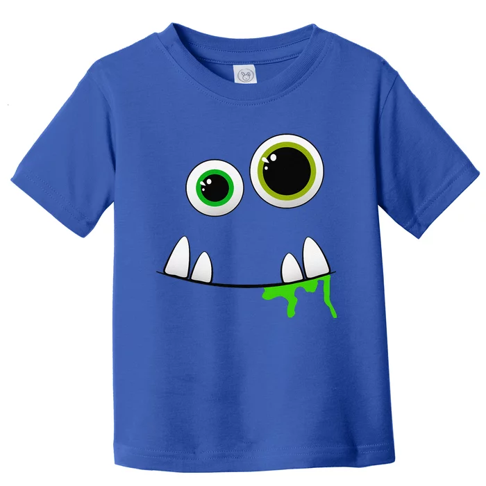 Cute Monster Face Halloween Group Costume Gift Toddler T-Shirt