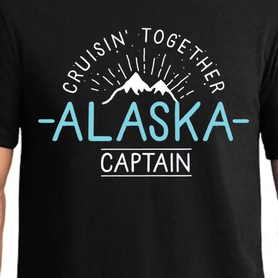 Captain Matching Family Friends And Group Alaska Cruise Gift Pajama Set