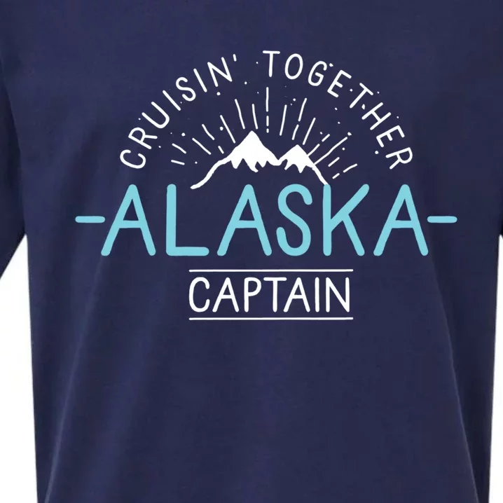 Captain Matching Family Friends And Group Alaska Cruise Gift Sueded Cloud Jersey T-Shirt