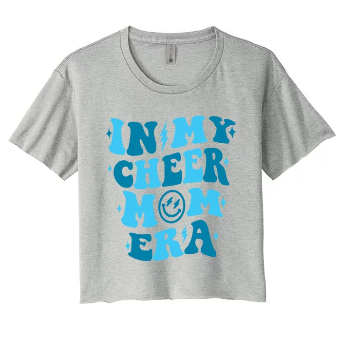 Cheerleader Mom Funny Gift Women's Crop Top Tee