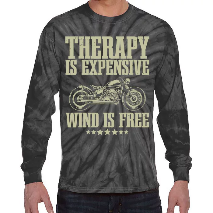 Cool Motorcycle For Wo Motorcycle Lovers Bike Rider Tie-Dye Long Sleeve Shirt