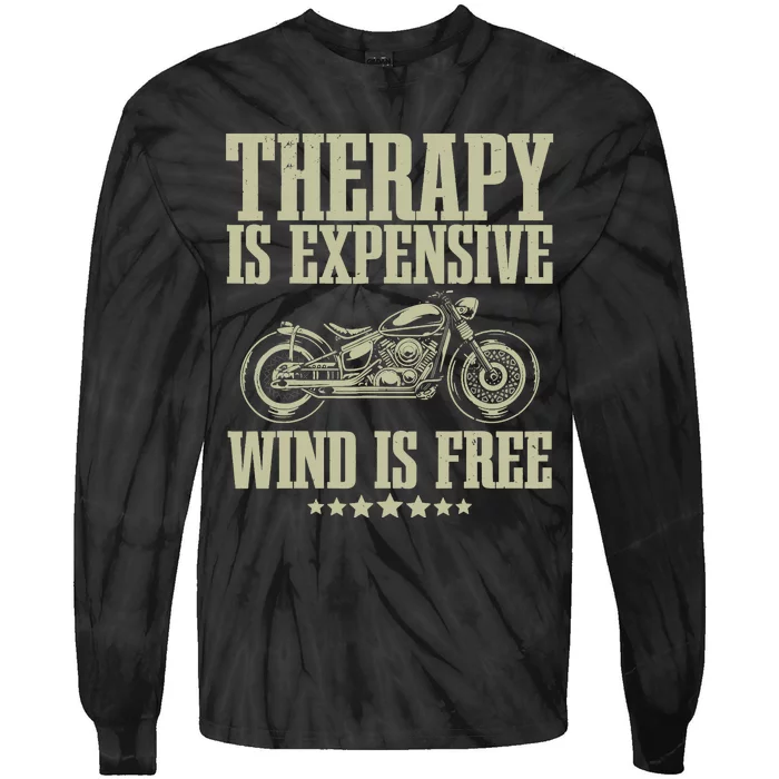 Cool Motorcycle For Wo Motorcycle Lovers Bike Rider Tie-Dye Long Sleeve Shirt