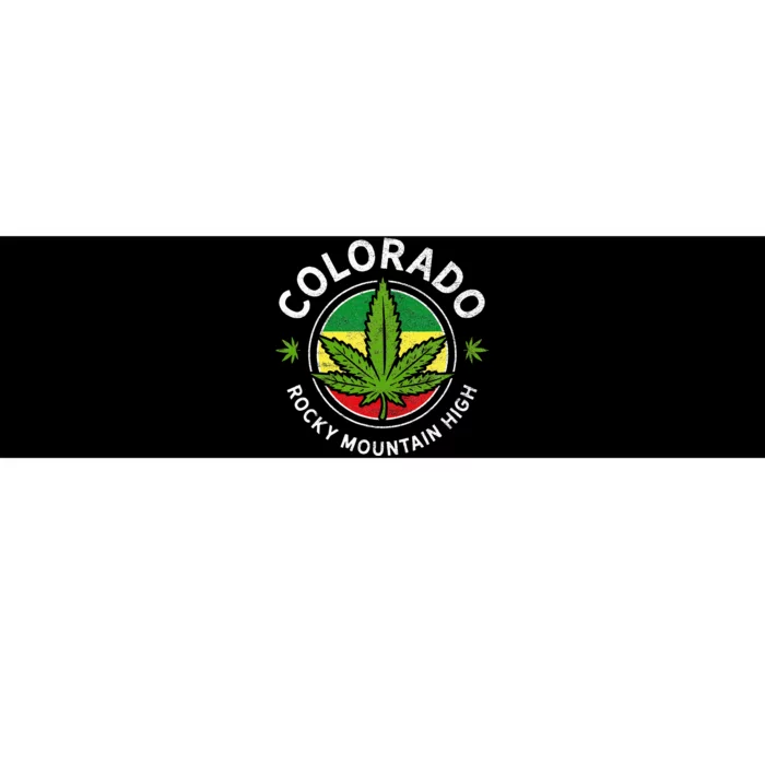 Colorado Marijuana Funny Weed Cannabis Bumper Sticker