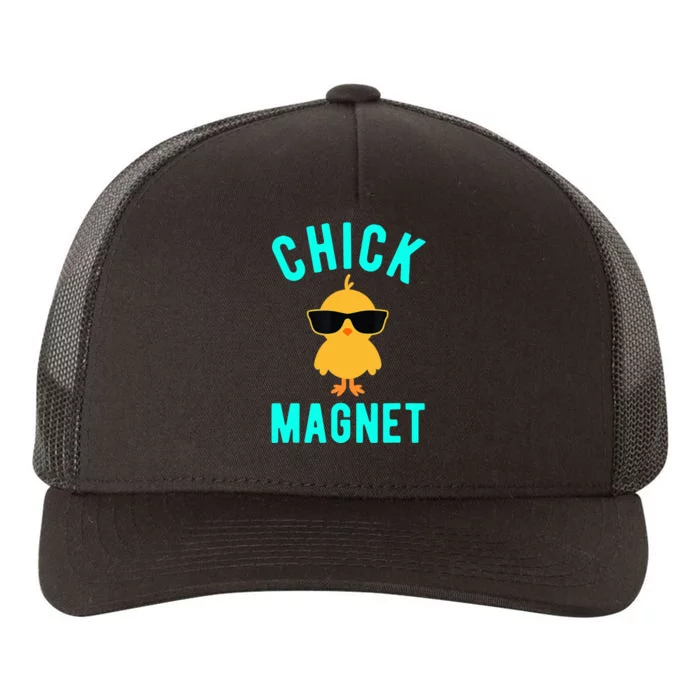 Chick Magnet Funny Easter For Boy Yupoong Adult 5-Panel Trucker Hat