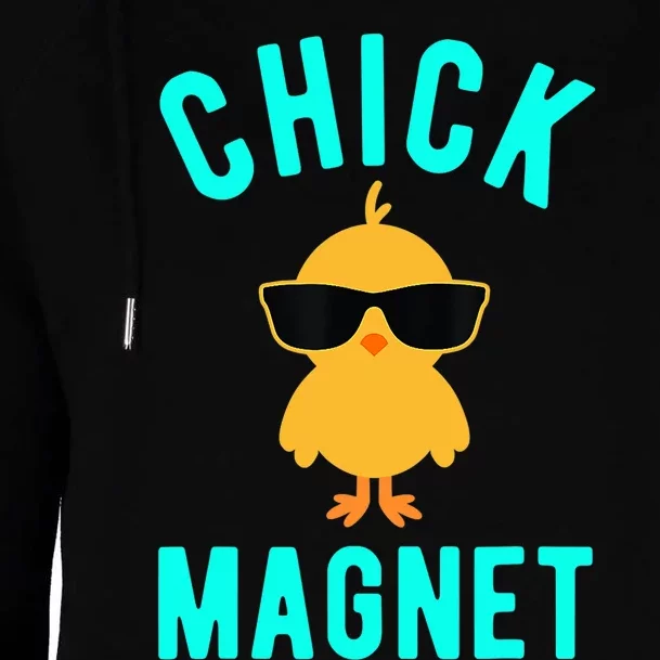 Chick Magnet Funny Easter For Boy Womens Funnel Neck Pullover Hood