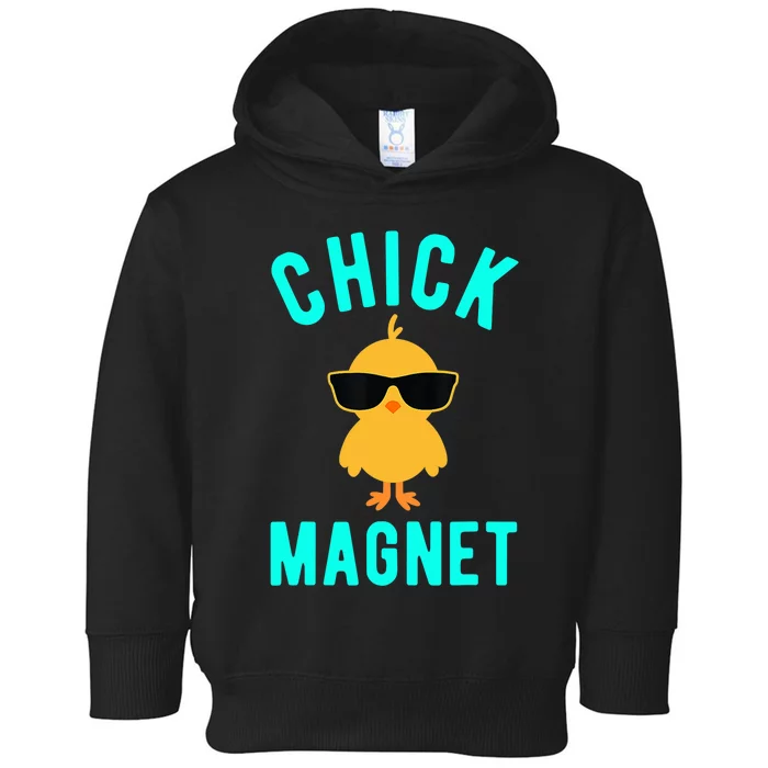 Chick Magnet Funny Easter For Boy Toddler Hoodie