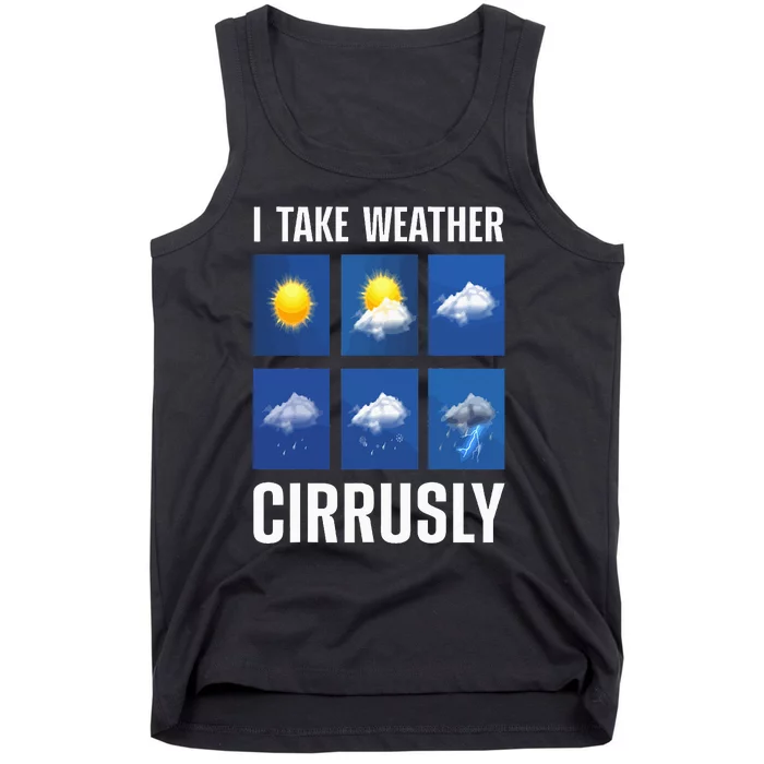 Cute Meteorologist For Weather Meteorology Report Tank Top