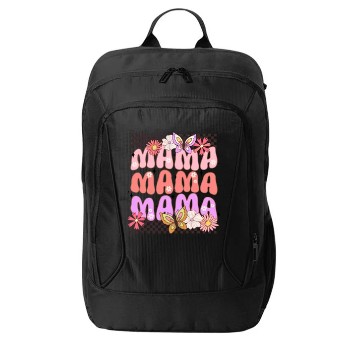 Checkered Mama Flowers Butterfly City Backpack