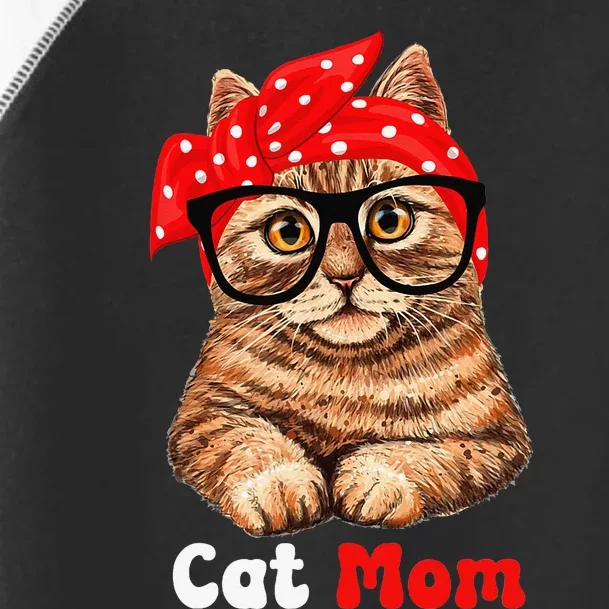 Cat Mom Funny Cat Mom Cat Lover Mother's Day Mom Mother Gift Toddler Fine Jersey T-Shirt