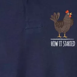 Chicken Meme Farm Hen Pun For Chicken Lovers Softstyle Adult Sport Polo