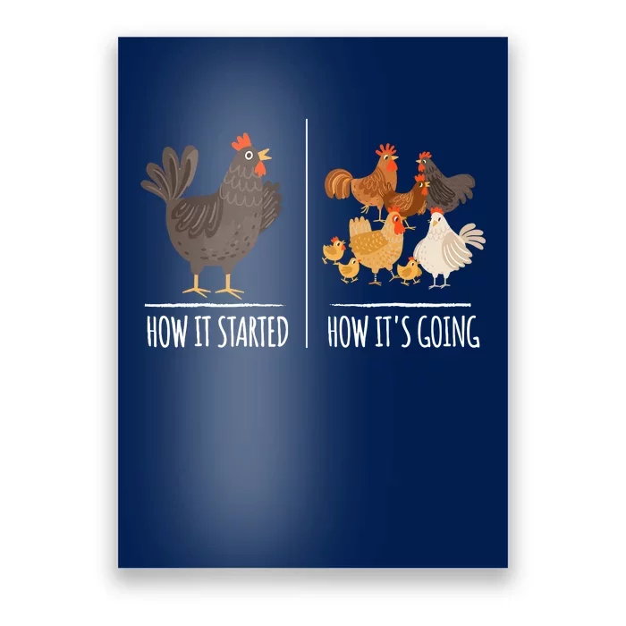 Chicken Meme Farm Hen Pun For Chicken Lovers Poster