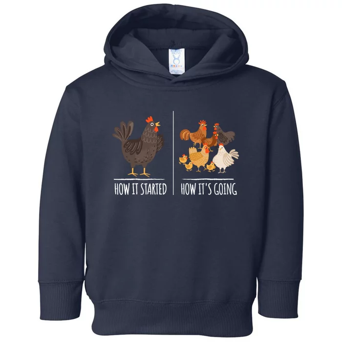 Chicken Meme Farm Hen Pun For Chicken Lovers Toddler Hoodie