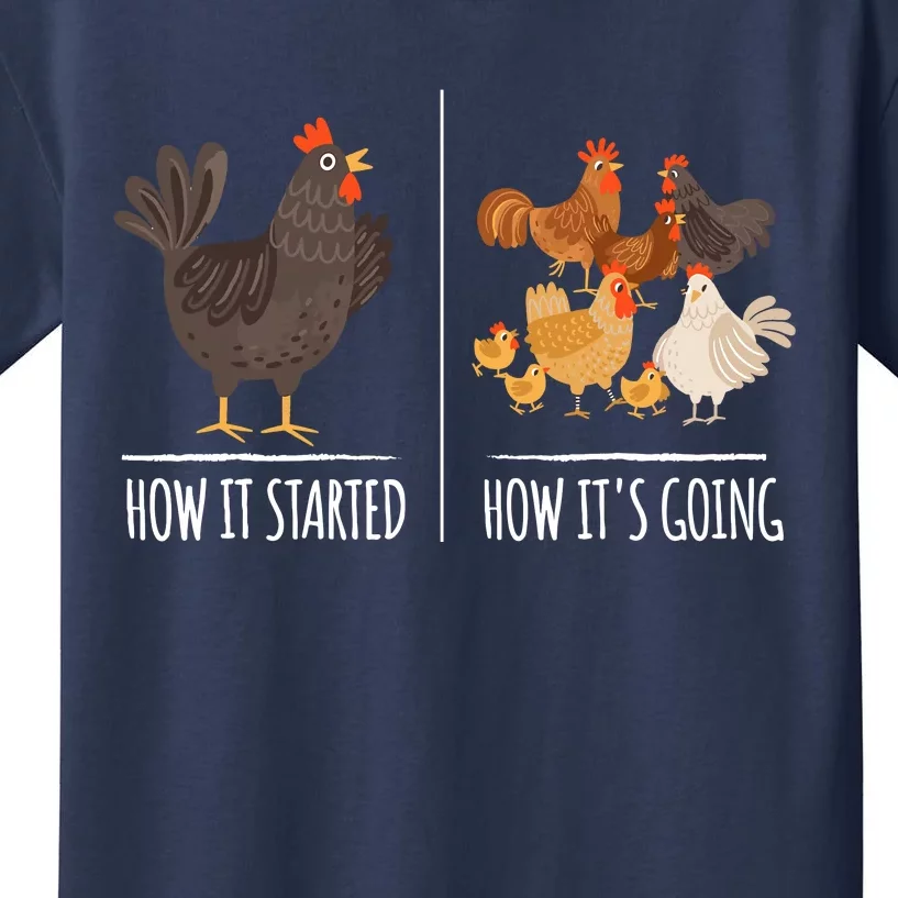 Chicken Meme Farm Hen Pun For Chicken Lovers Kids T-Shirt