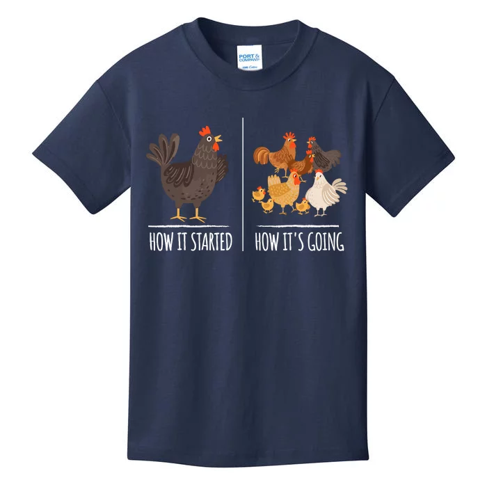 Chicken Meme Farm Hen Pun For Chicken Lovers Kids T-Shirt