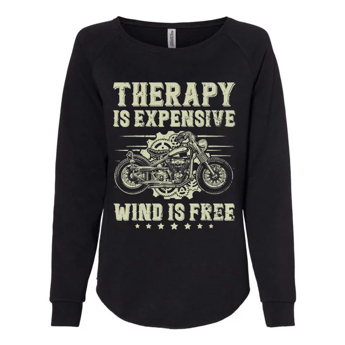 Cool Motorcycle For Motorcycle Lovers Bike Rider Womens California Wash Sweatshirt