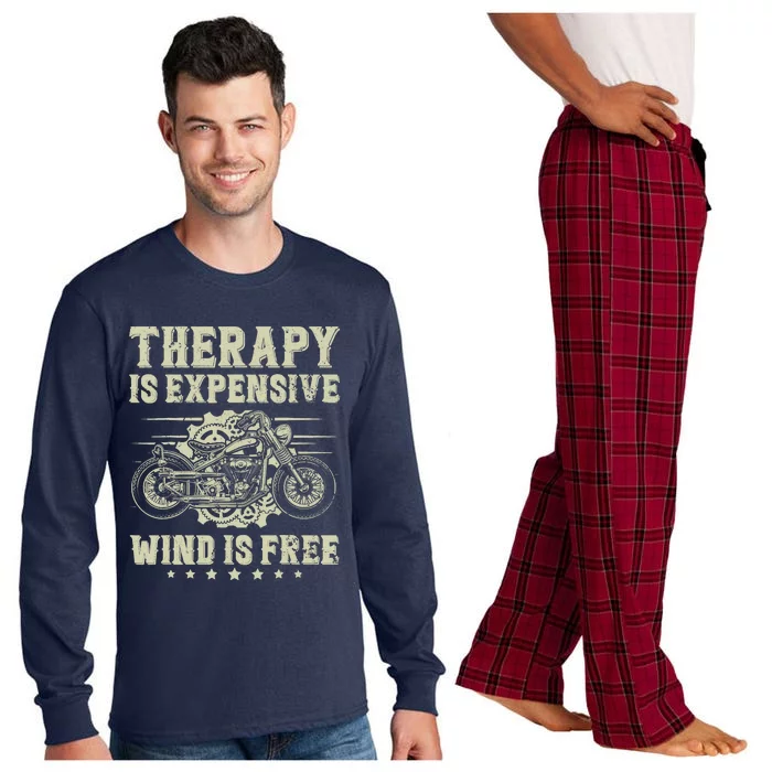 Cool Motorcycle For Motorcycle Lovers Bike Rider Long Sleeve Pajama Set