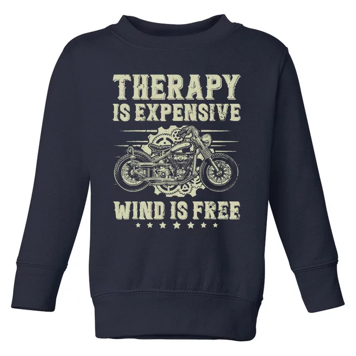 Cool Motorcycle For Motorcycle Lovers Bike Rider Toddler Sweatshirt