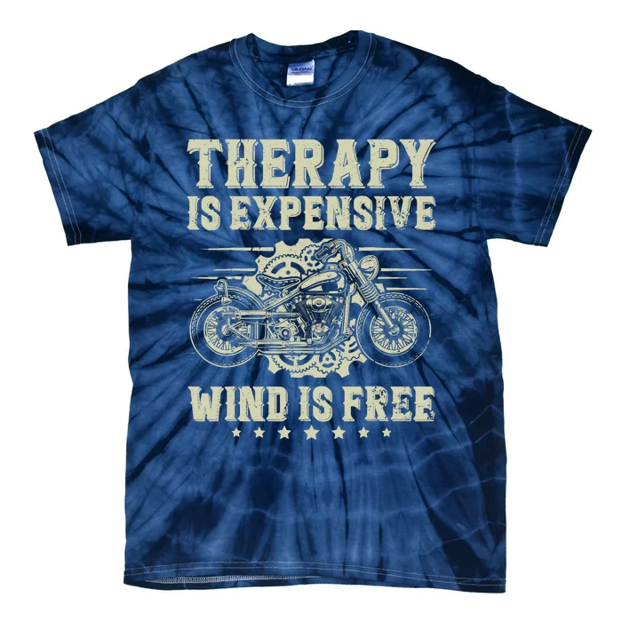 Cool Motorcycle For Motorcycle Lovers Bike Rider Tie-Dye T-Shirt