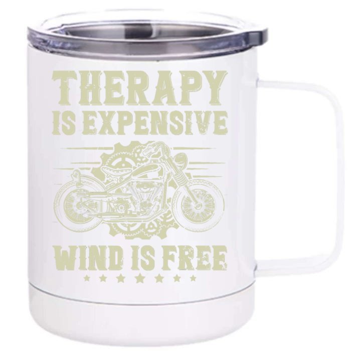 Cool Motorcycle For Motorcycle Lovers Bike Rider Front & Back 12oz Stainless Steel Tumbler Cup