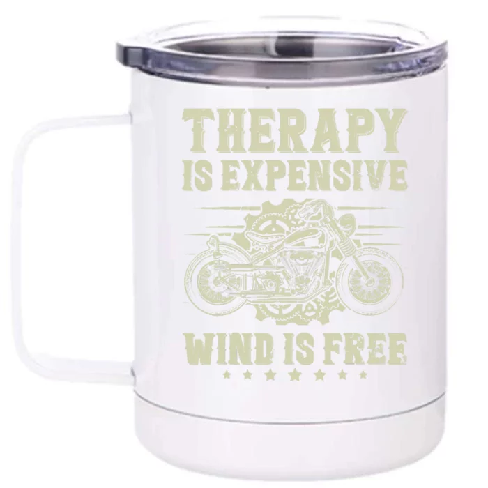 Cool Motorcycle For Motorcycle Lovers Bike Rider Front & Back 12oz Stainless Steel Tumbler Cup