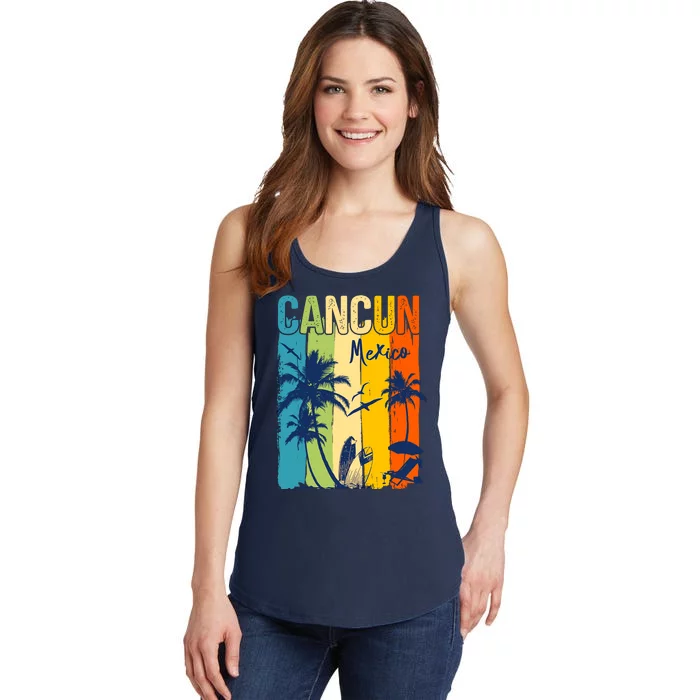 Cancun Mexico Family Vacation Matching Group Ladies Essential Tank